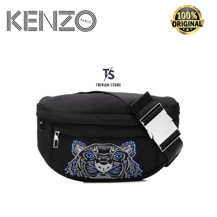 Kenzo's Waistbag Belt Bag Tiger Bumbag Blue Eyes ORIGINAL