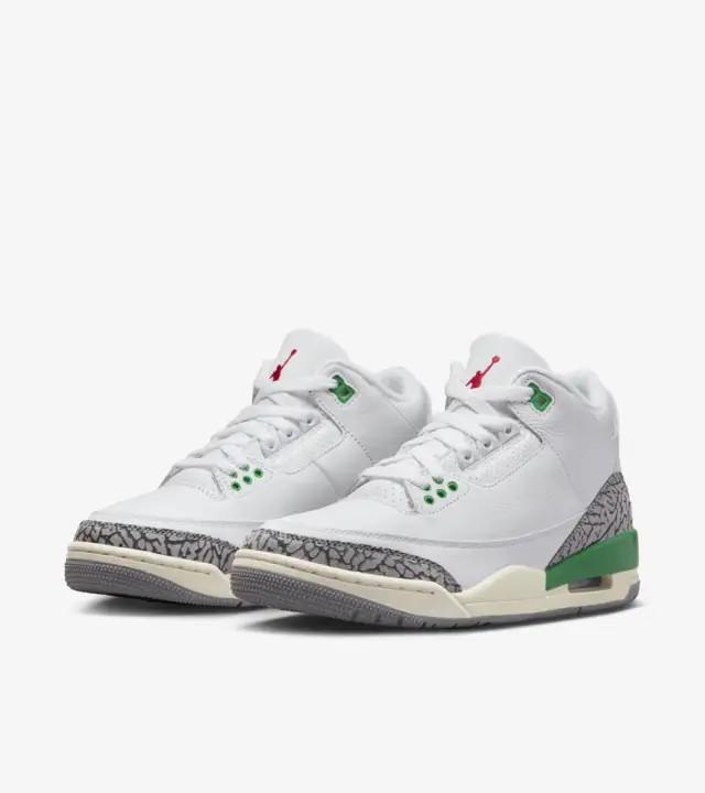 Air Jordan 3 Retro 'Lucky Green' Women's Original BNIB Resmi