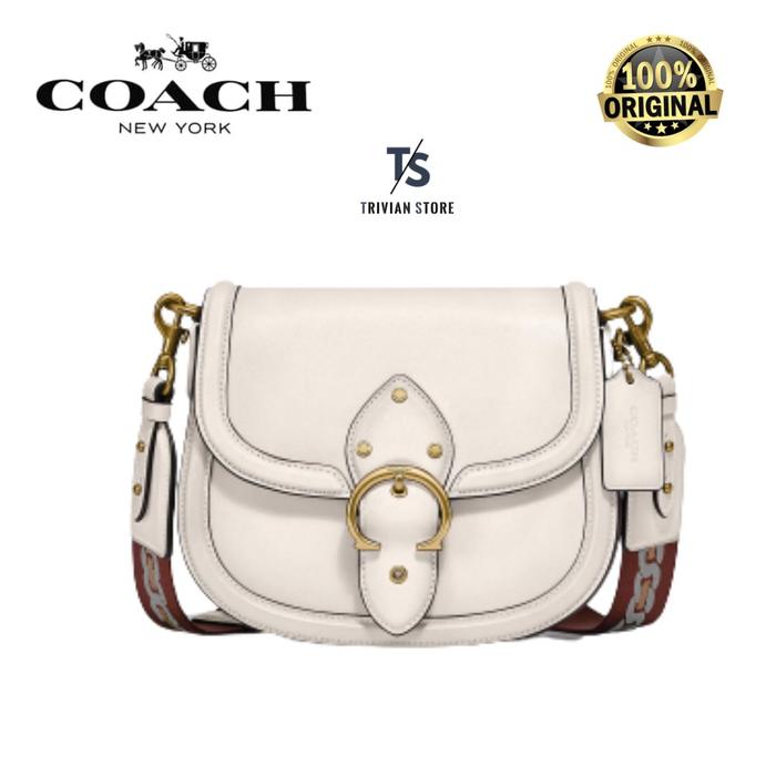 Coach Beat Saddle Bag Ivory ORIGINAL