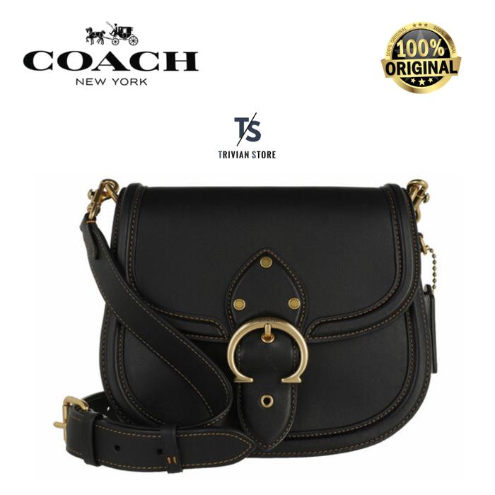 Coach Beat Saddle Bag Black ORIGINAL