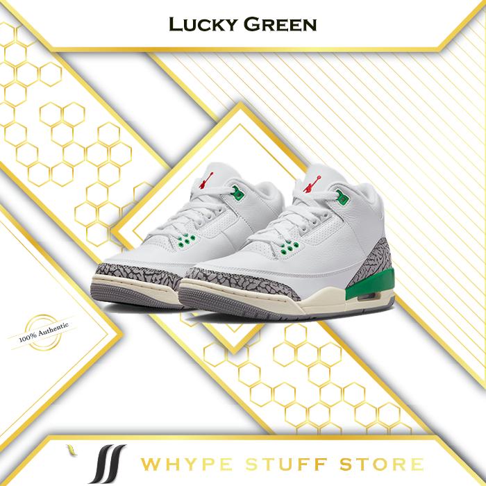Air Jordan 3 Retro Lucky Green (W) - CK9246-136 - 100% Authentic