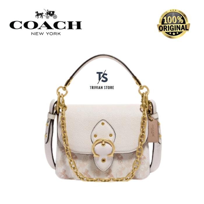 Coach Beat With Horse & Carriage Print White ORIGINAL