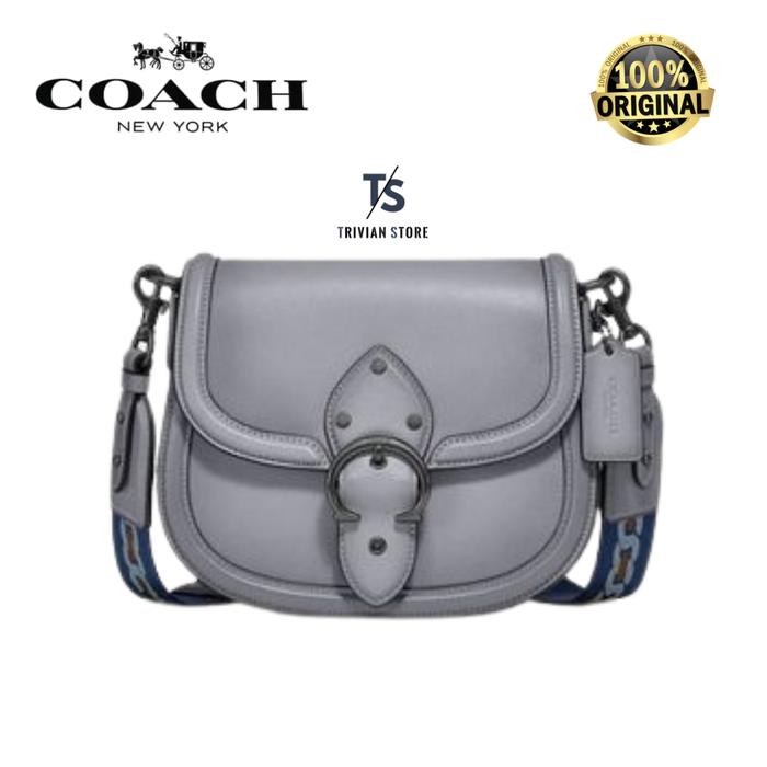 Coach Beat Saddle Bag Grey ORIGINAL