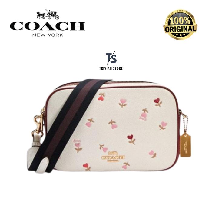 Coach Jes Crossbody With Heart Floral Print ORIGINAL