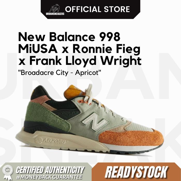 New Balance 998 Ronnie Fieg x Frank Lloyd Wright Foundation Apricot