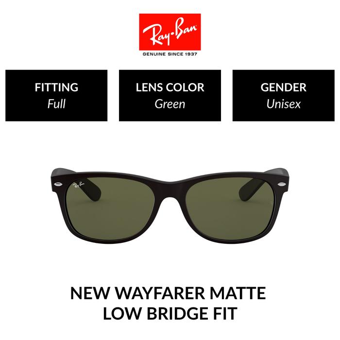 RAY-BAN NEW WAYFARER | RB2132F 622 | Full Fit | Kacamata Hitam | 58mm