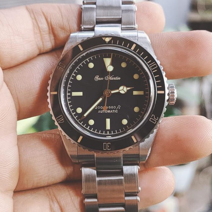 San Martin vintage submariner diver