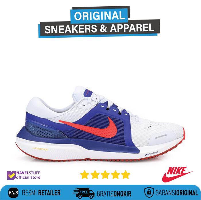NIKE Air Zoom Vomero 16 Football Grey /Bright Crimson/Concord Original
