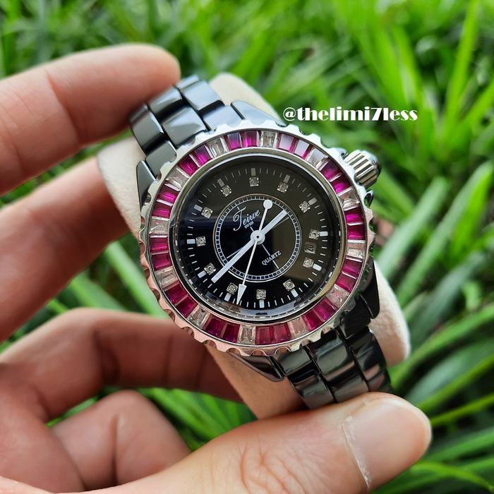 Jam tangan Teiwe swiss TW 5003DS-B05L natural diamond dial sapphire crystal