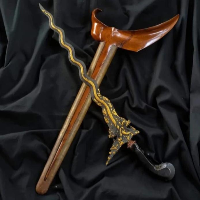Keris Nogo Temanten Luk 13 Kintah Emas Pamo Keleng Tangguh Mataram