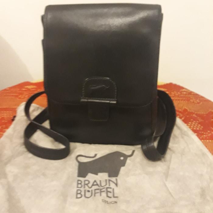 Tas Braun buffel bagpack leather wanita original preloved