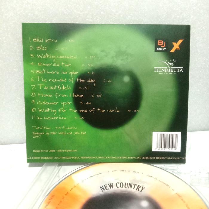 CD NEW COUNTRY  (TANPA COVER DEPAN)