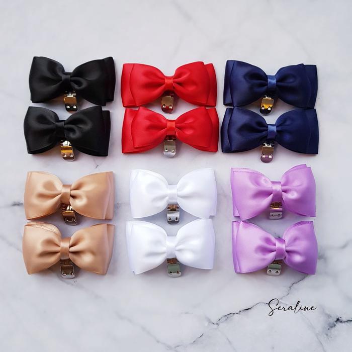 Shoe clip / klip sepatu pita / aksesoris sepatu SERALINE (1 pasang)