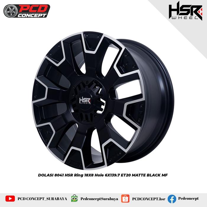 VELG MOBIL R18 HSR TERLARIS  - VELG MOBIL TRITON,HILUX,PAJERO R18