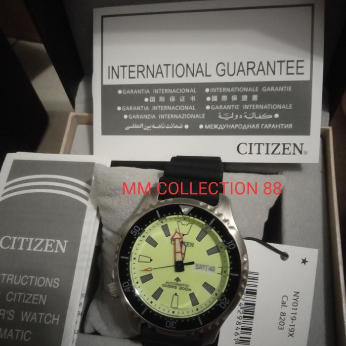 CITIZEN PROMASTER DIVER FUGU NY0119-19X