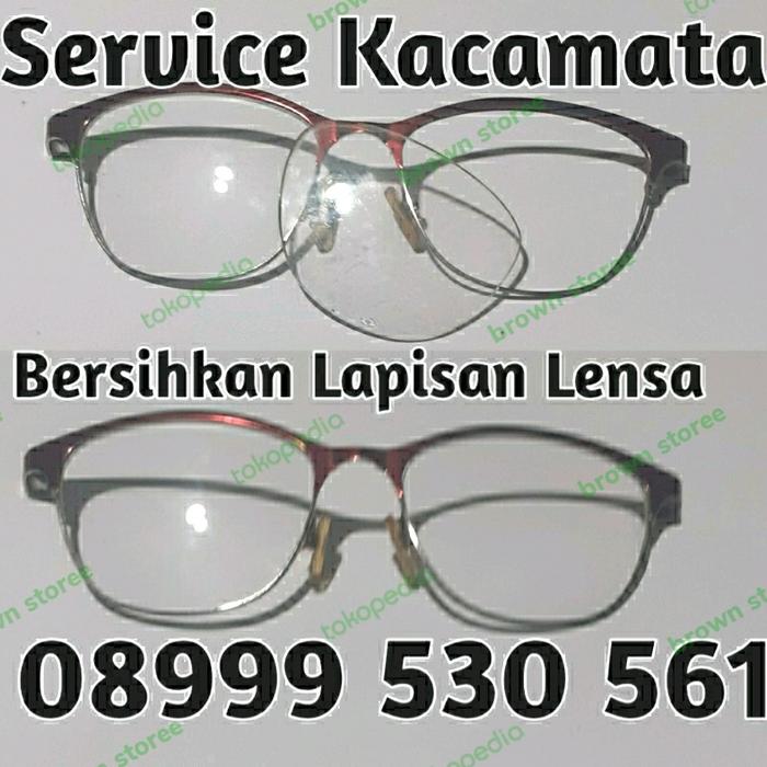 Service Kacamata Bersihkan Lensa