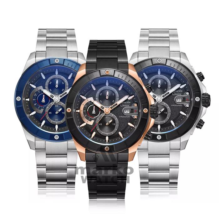 JAM TANGAN ALEXANDRE CHRISTIE PRIA AC6631MC / AC 6631MC ORIGINAL 100%