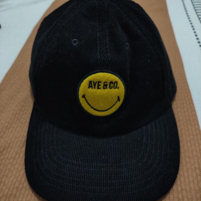Topi cap ayedenim aye denim smiley collaboration rare langka