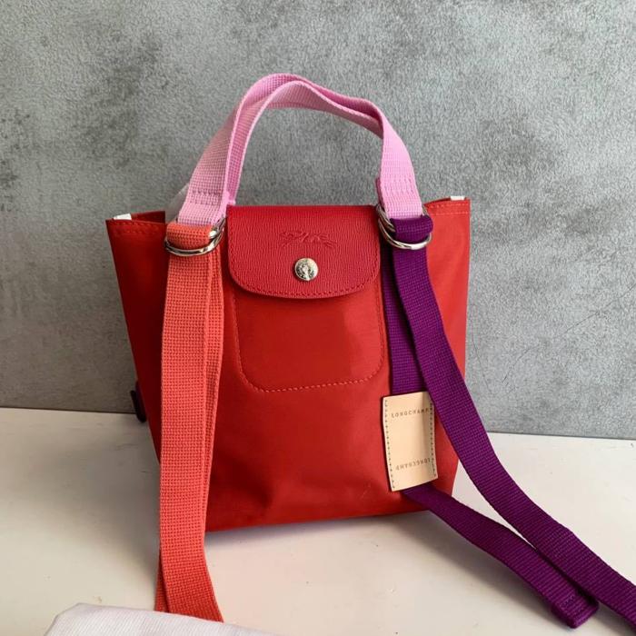 Longchamp Le Pliage RePlay Tote Bag XS Nylon Red