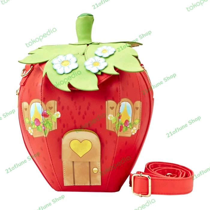 Loungefly Strawberry Shortcake Strawberry House Crossbody Bag