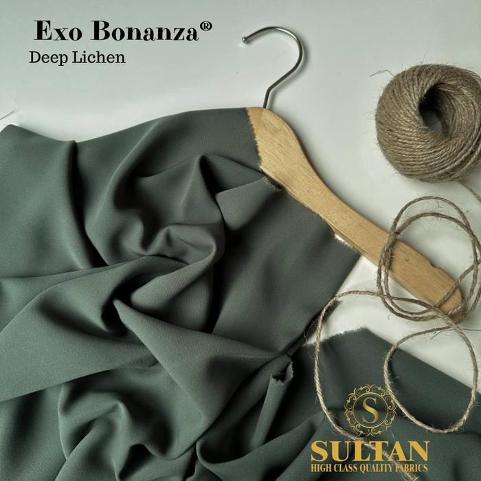 KAIN ABAYA SULTAN EXO BONANZA POLOS DEEP LICHEN - SENECA - SAGE GREEN