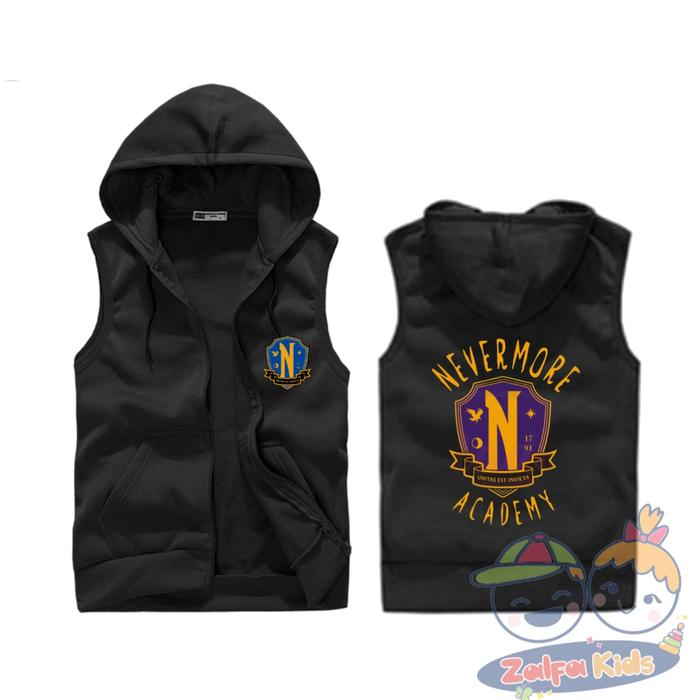 JAKET ROMPI ANAK NEVERMORE ACADEMY WEDNESDAY ADDAMS