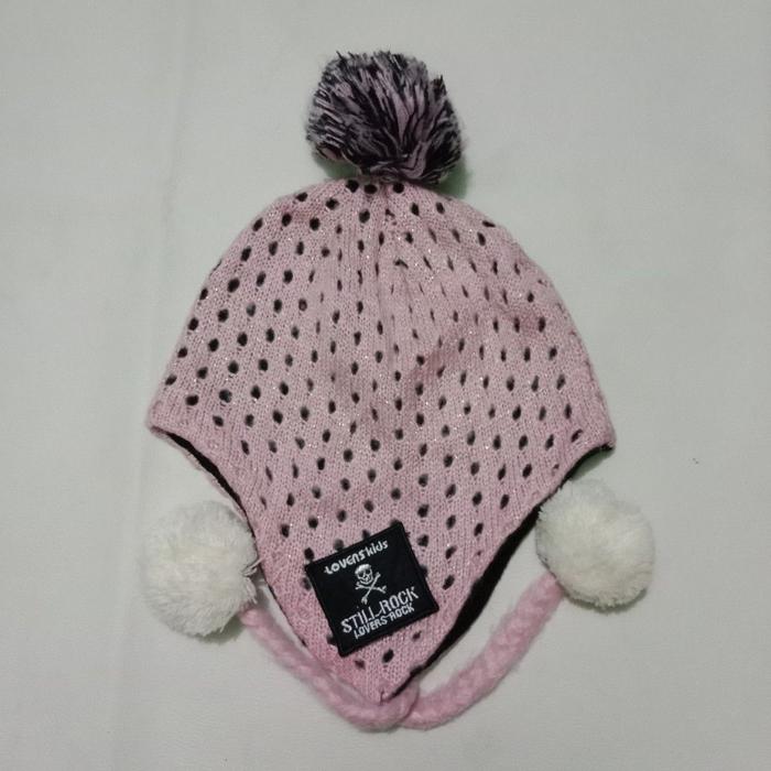 Beanie Hat kupluk still rock lovers rock second bekas preloved