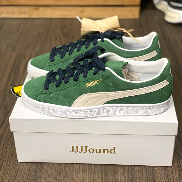 Puma Suede x JJJJound Green Red Burgundy Original