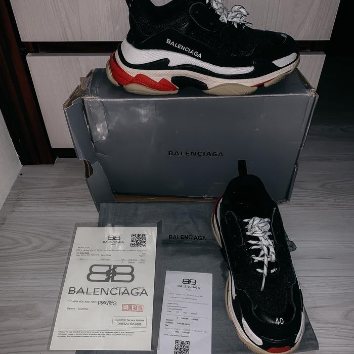 Jual Sepatu Balenciaga Triple S Preloved