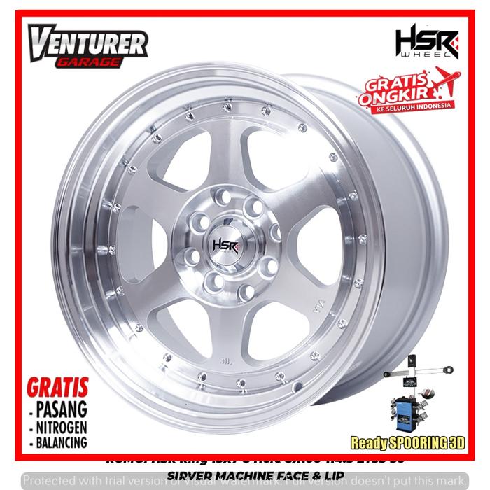 velg mobil celong ring 15 hsr wheel rumoi r15 brio avanza dll surabaya