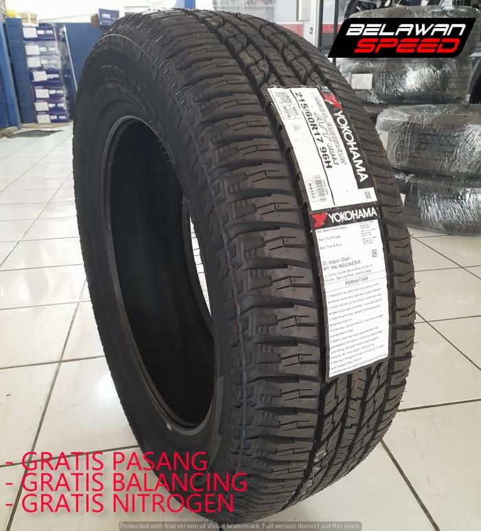 BAN MOBIL IMPORT YOKOHAMA GEOLANDAR AT 215 60 R17 RING 17 - EMPUK