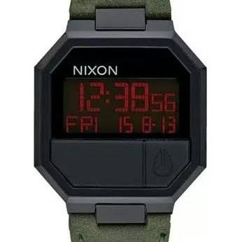 Nixon Re Run Leather Green