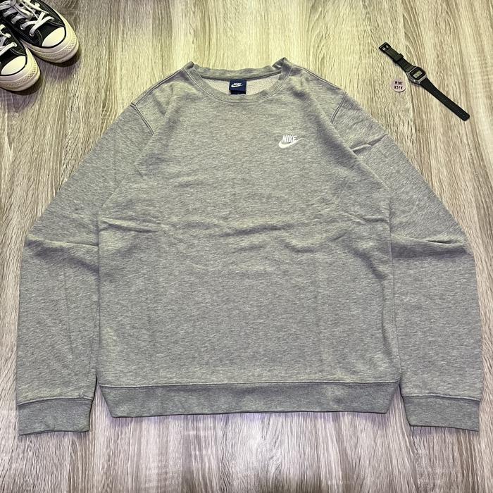 Crewneck NIKE small swoosh grey, cn gemoy, Size XL, pxl (70x55) cm