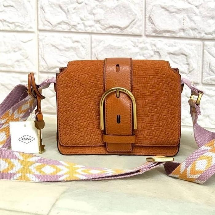 Wiley Mini Flap Crossbody Tan
