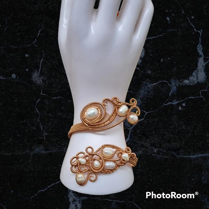 Gelang bangle mutiara air tawar
