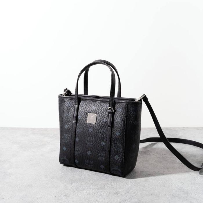 MCM Toni visetos mini tote bag Black