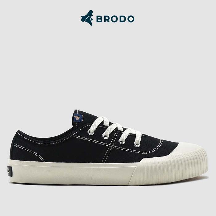 BRODO - Sepatu Vulcan Low Black WS