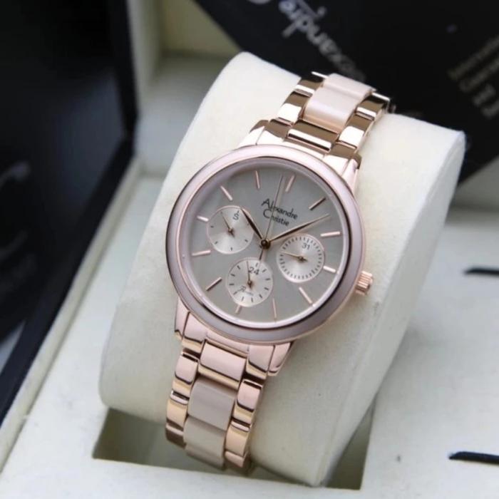 jam tangan wanita original ALEXANDRE CHRISTIE AC2938BF