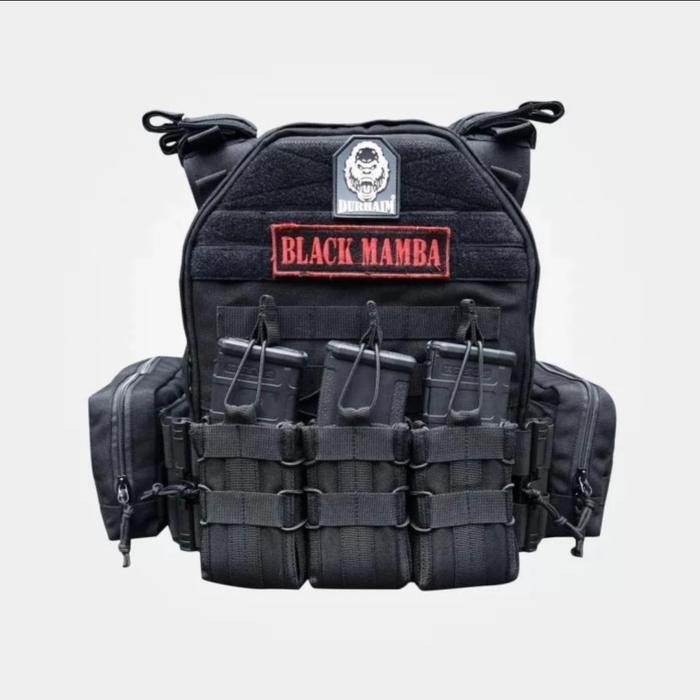 ORIGINAL| BODY VEST BLACKMAMBA | Rompi Blackmamba | TNI POLRI Raider