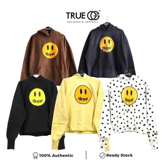 Drew House Deconstructed Mascot Hoodie Dusty Rose 100% Original