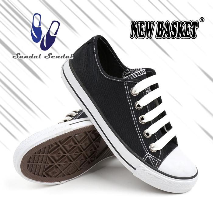 Sepatu Casual Kanvas Pria NB New Basket 338 Original