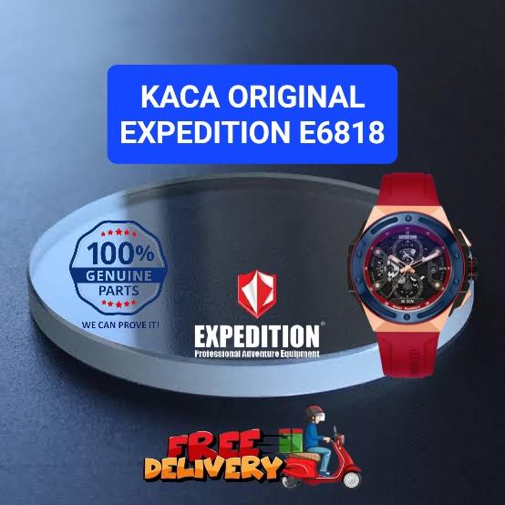 KACA JAM TANGAN EXPEDITION E6811 E6810 E6818 E6818 E6686 E6687 E6685 ORIGINAL 100% SPARE PART