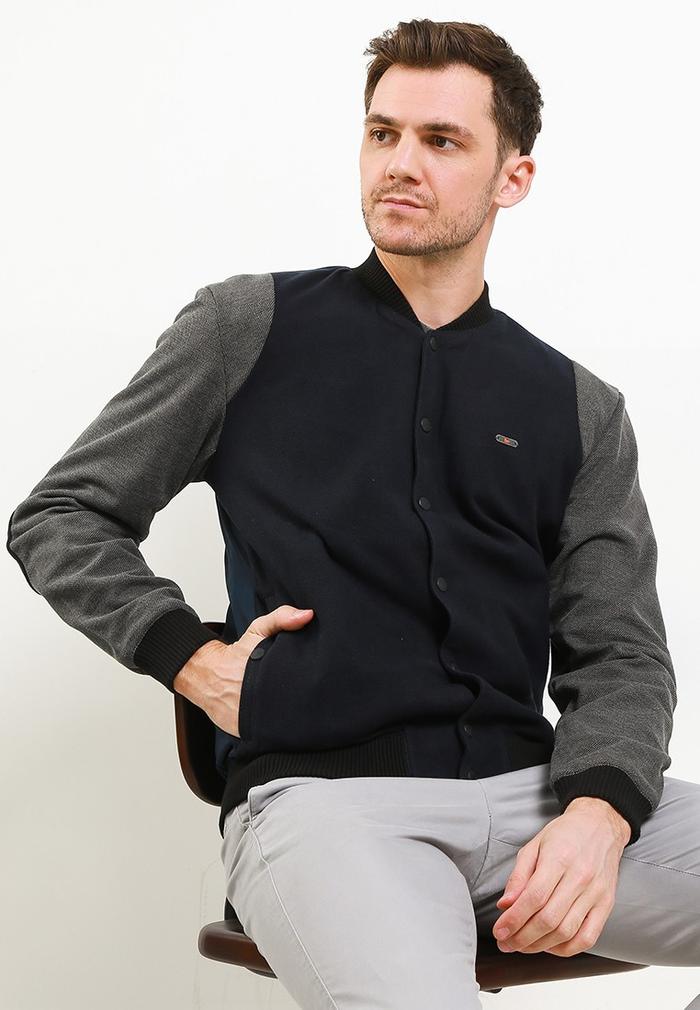 Jacket Pria Andrew Smith Bomber Style Jacket