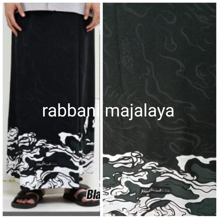 sarung geora DUKHAN 2 - sarung rabbani - sarung hitam - sarung coklat