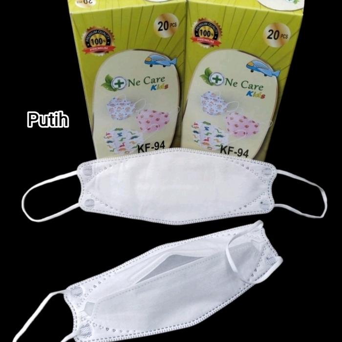 masker anak Kf94 one care 3D evo streoscopic fish isi 10pcs Kemenkes