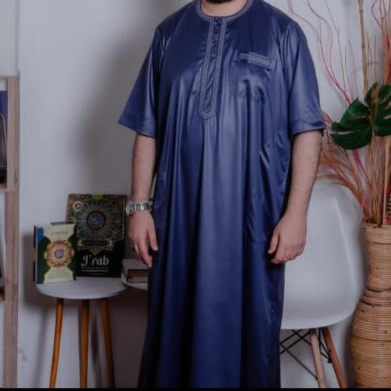 Al Haramain Jubah/Gamis premium non kerah/model ikaf