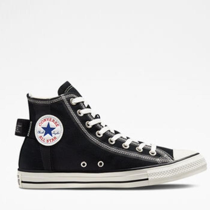 Converse Ct As High Logo Tag Black Egret A06105C