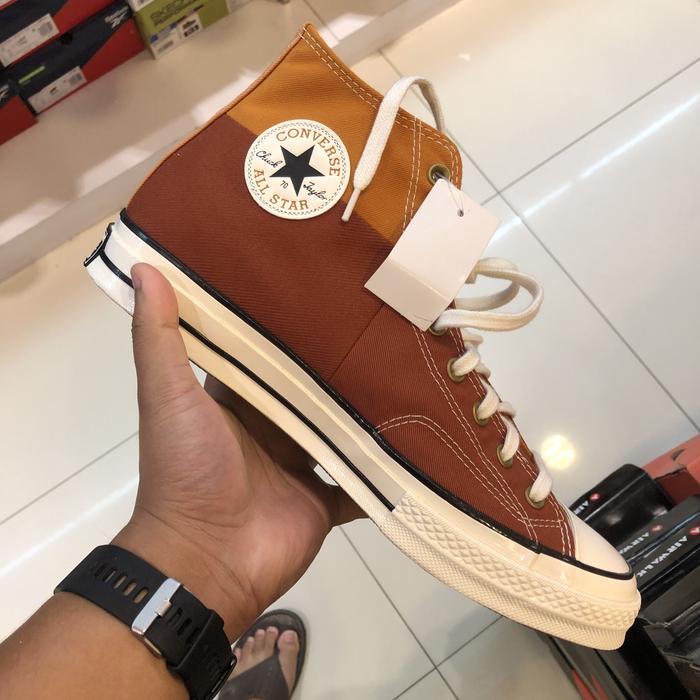 DISKON GEDE CUMA 1 - SIZE 45 CONVERSE CT HIGH 70S ORANGE RED ORIGINAL