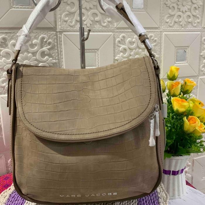 Groove Hobo Bag Greige Croco