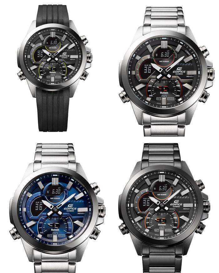 Jam Tangan Pria Casio EDIFICE ECB-30 ECB30 Dual Time
